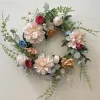 Türkranz Frühling Dahlien rosa D 53 cm