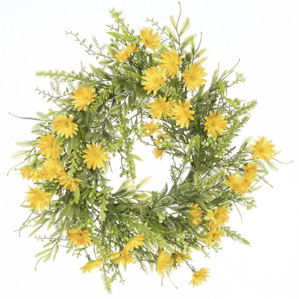 Türkranz Frühling Gänseblümchen gelb 30 cm