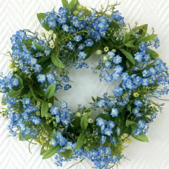 Türkranz Frühling Vergissmeinnicht blau Durchmesser 28 cm