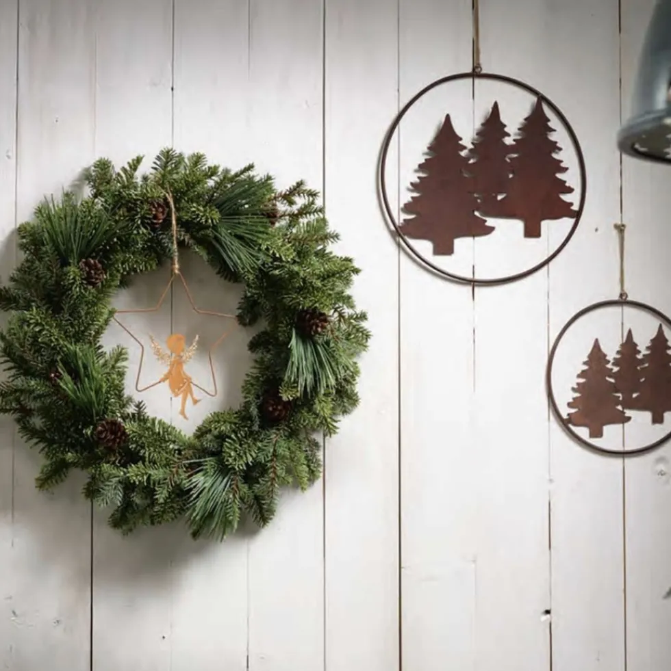Türkranz Tannenkranz Weihnachten mit Zapfen FARRELL Durchmesser 45 cm