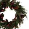 Türkranz Weihnachten Tannenkranz mit Kugeln BRENDA D 65 cm