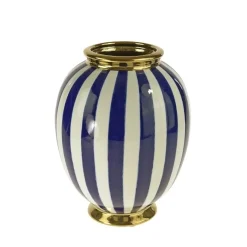 Vase Blumenvase modern gestreift Werner Voß Höhe 30 cm