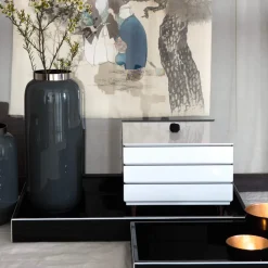 Vase Deko modern Saigon GiftCompany grau