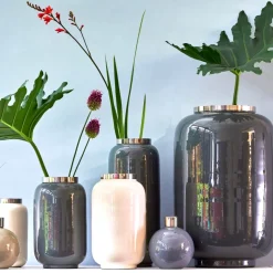 Vase Deko modern Saigon GiftCompany grau