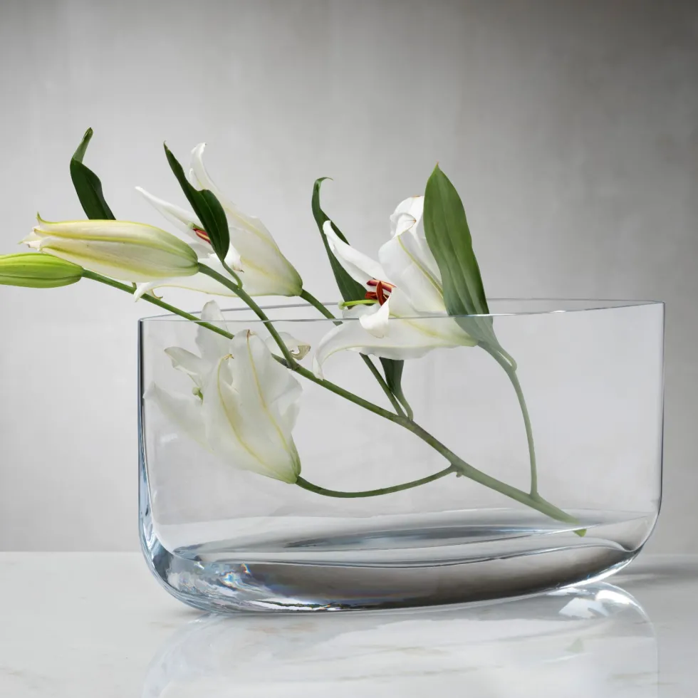 Vase Kristall NUDE Glass Blade 40×20 cm