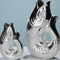 Vase Monsieur Carafon silber GiftCompany