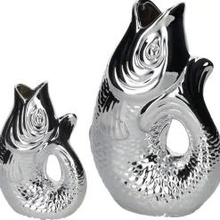 Vase Monsieur Carafon silber GiftCompany