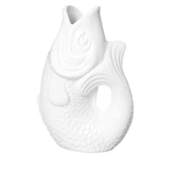Vase Monsieur Carafon weiß GiftCompany