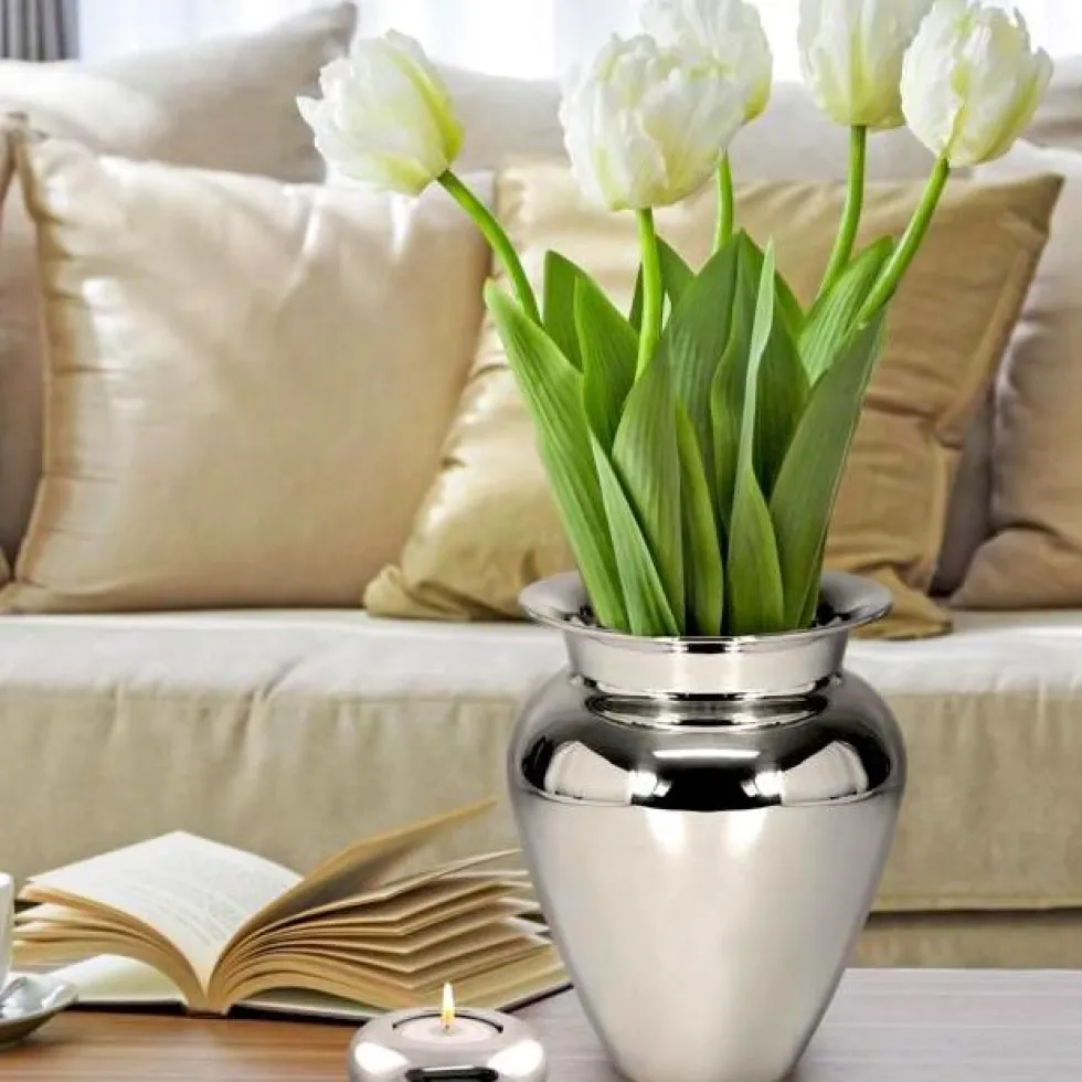 Vase silber Antonia Edzard