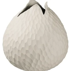 Vase Steingut klein ASA Carve Höhe 18 cm