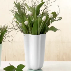 Vase Steingut weiß matt ASA Blossom Höhe 21 cm