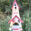Vogelfutterhaus mit Ständer hangemacht Calet Vogelvilla Höhe 70 cm