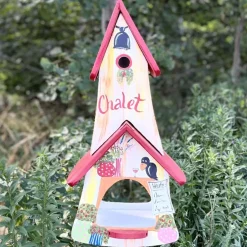Vogelfutterhaus mit Ständer hangemacht Calet Vogelvilla Höhe 70 cm