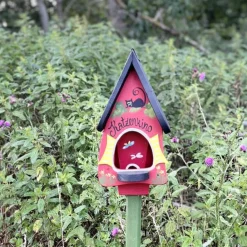 Vogelfutterhaus mit Ständer KATZENKINO Vogelvilla H 36 cm