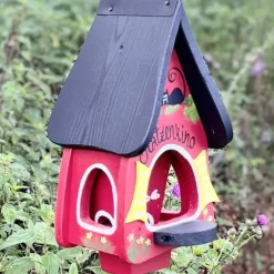 Vogelfutterhaus mit Ständer KATZENKINO Vogelvilla H 36 cm