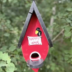 Vogelfutterhaus zum aufhängen FUTTERBLATT Vogelvilla Höhe 35 cm