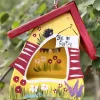 Vogelfutterhaus zum Hängen GARTENLAUBE Vogelvilla Höhe 23 cm