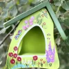 Vogelfutterhaus zum Hängen GARTENZAUBER Vogelvilla Höhe 23 cm