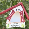 Vogelfutterhaus zum Hängen GUTEN APPEPIEP Vogelvilla Höhe 23 cm