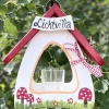 Vogelhaus LICHTVILLA Laterne hängend weiß Vogelvilla Höhe 23 cm