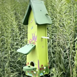 Vogelhaus mit Ständer Gartenlust Vogelvilla Höhe 52 cm