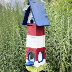 Vogelhaus mit Ständer groß NEUE UFER Vogelvilla Höhe 61 cm