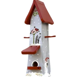 Vogelhaus mit Ständer WINTERLAND Vogelvilla Höhe 52 cm