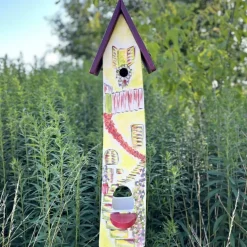 Vogelhaus mit Ständer XXL Lagos Vogelvilla Höhe 84 cm