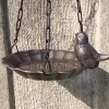 Vogeltränke Metall zum Hängen H 40 cm