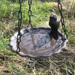 Vogeltränke Metall zum Hängen H 40 cm