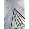 Wandbild Metallbild Big Wheel 100×150 cm
