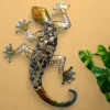 Wanddeko GECKO Metall H 63 cm