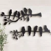 Wanddeko Metall Bird Parade Breite 51 cm