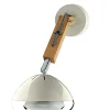 Wandlampe WATTSON PIFFANY Copenhagen Vintage White aus Eschenholz