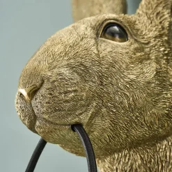 Wandleuchte Hase gold Werner Voß
