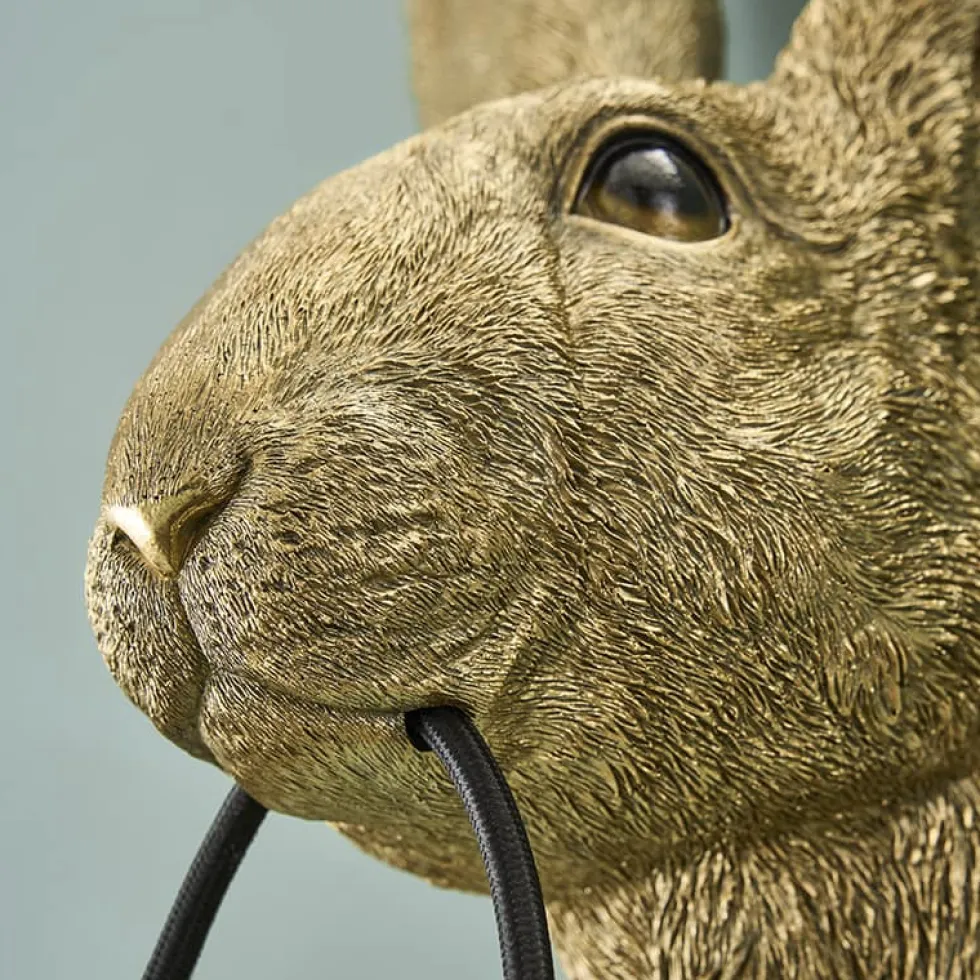 Wandleuchte Hase gold Werner Voß