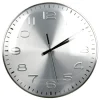 Wanduhr Curved silber Durchmesser 40 cm
