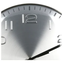 Wanduhr Curved silber Durchmesser 40 cm