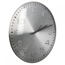 Wanduhr Curved silber Durchmesser 40 cm