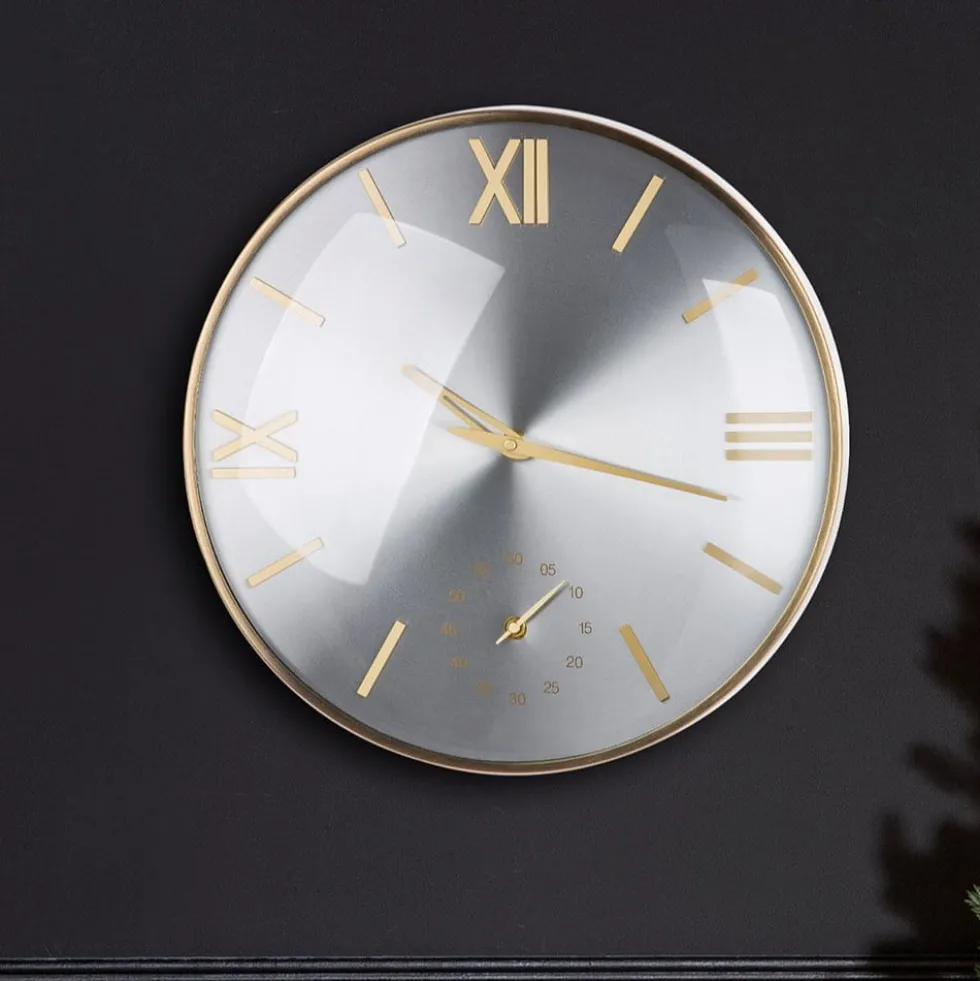Wanduhr Modern Bicolor Casablanca Durchmesser 40 cm