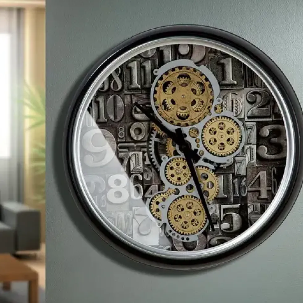 Wanduhr Numbers Durchmesser 51 cm