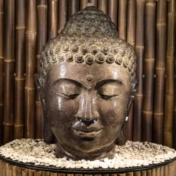 Wasserspiel Garten Buddha Brunnen Mahakala H 75 cm