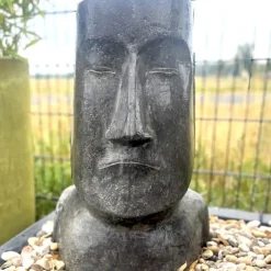 Wasserspiel Garten Moai Höhe 66 cm