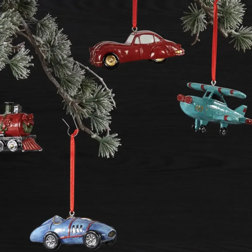 Weihnachtsbaum Anhänger Auto rot Kaheku