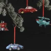 Weihnachtsbaum Anhänger Rennauto blau Kaheku