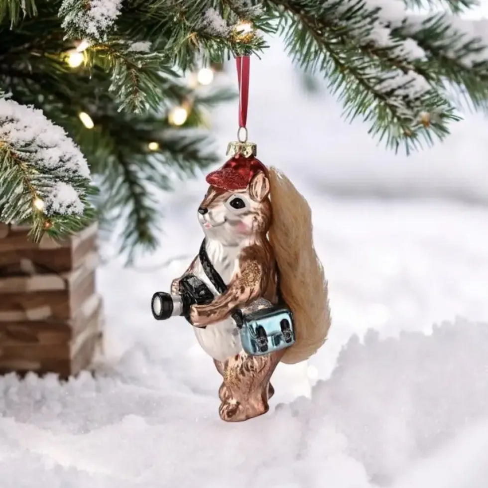 Weihnachtsbaumschmuck EICHHÖRNCHEN GiftCompany H 14 cm