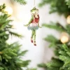 Weihnachtsbaumschmuck ELEGANTE FROSCH LADY GiftCompany H 16 cm
