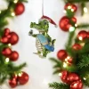 Weihnachtsbaumschmuck KROKODIL GiftCompany H 12 cm