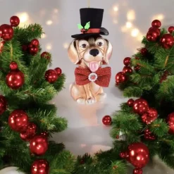 Weihnachtsbaumschmuck LABRADOR MIT ZYLINDER GiftCompany H 14 cm