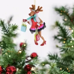 Weihnachtsbaumschmuck RENTIER MIT TÜTEN GiftCompany H 15 cm